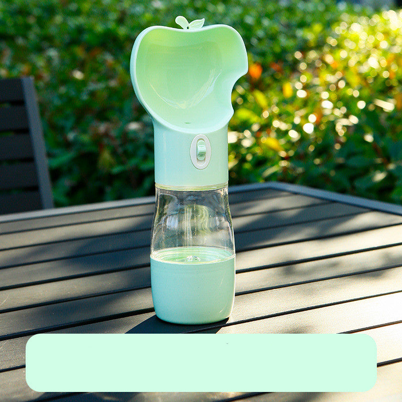 Portable Dog Water Bottle with Food Cup