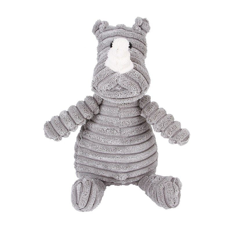 Plush Squeaky Dog Toy with Multiple Animal Designs