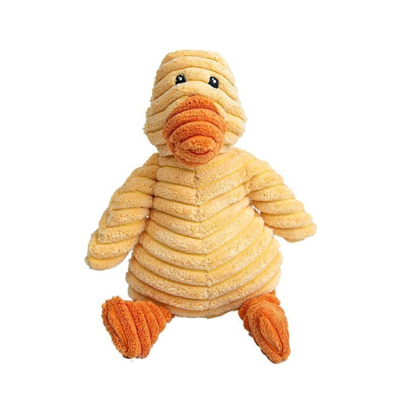 Plush Squeaky Dog Toy with Multiple Animal Designs