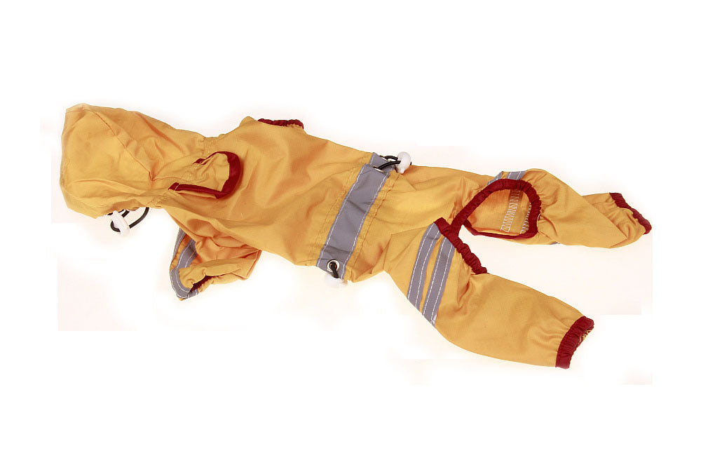 Lightweight Dog Raincoat with Reflective Strips