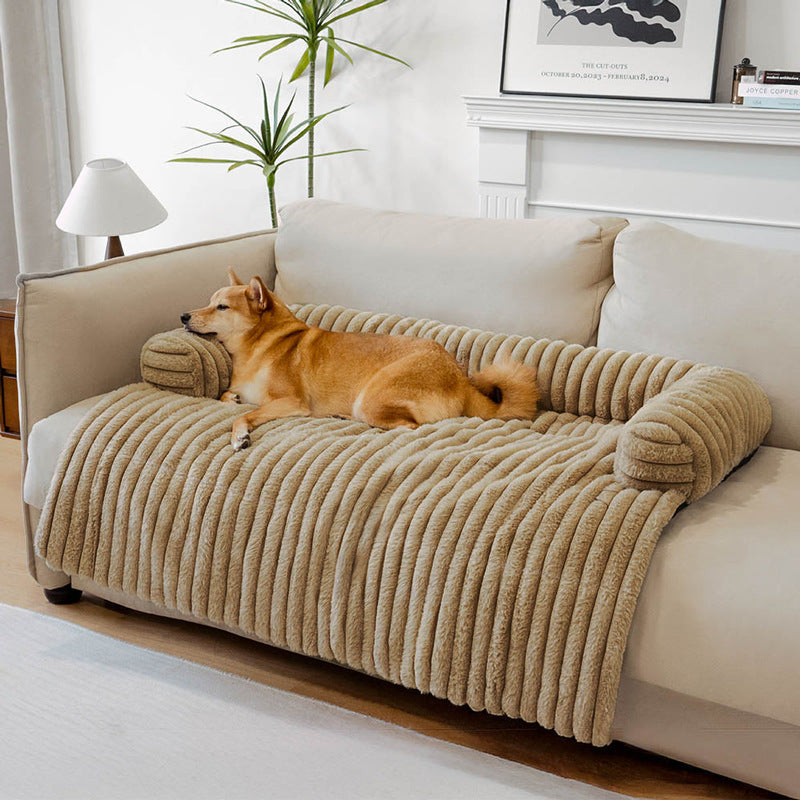 Soft Cushioned Dog Bed in Multiple Colors