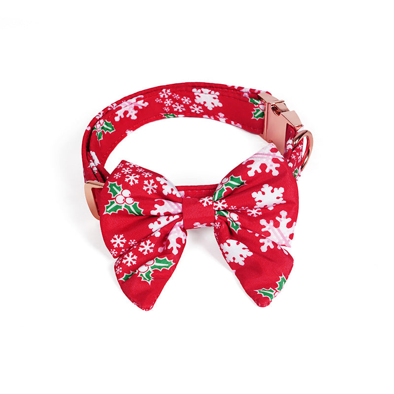 Pure Cotton Dog Neck Bow Tie Collar