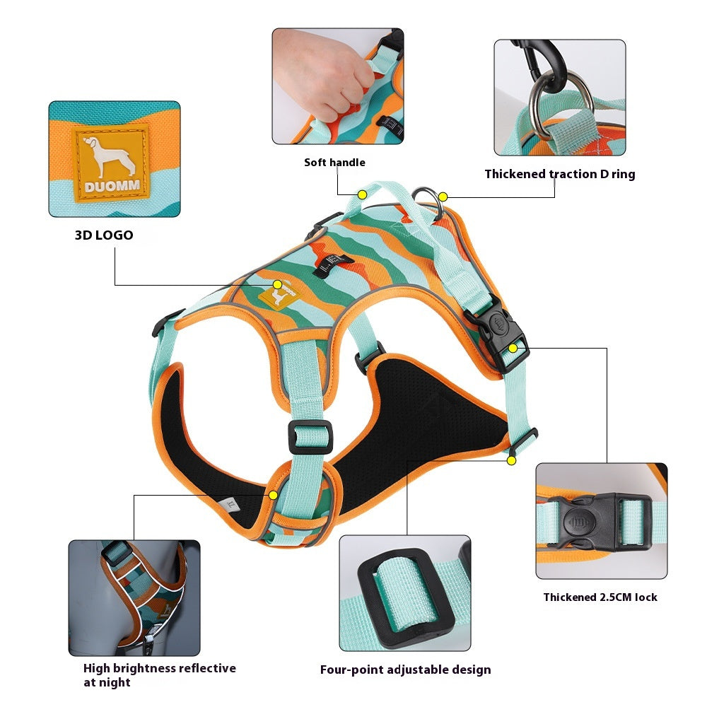 Reflective Commuter Harness with Handle