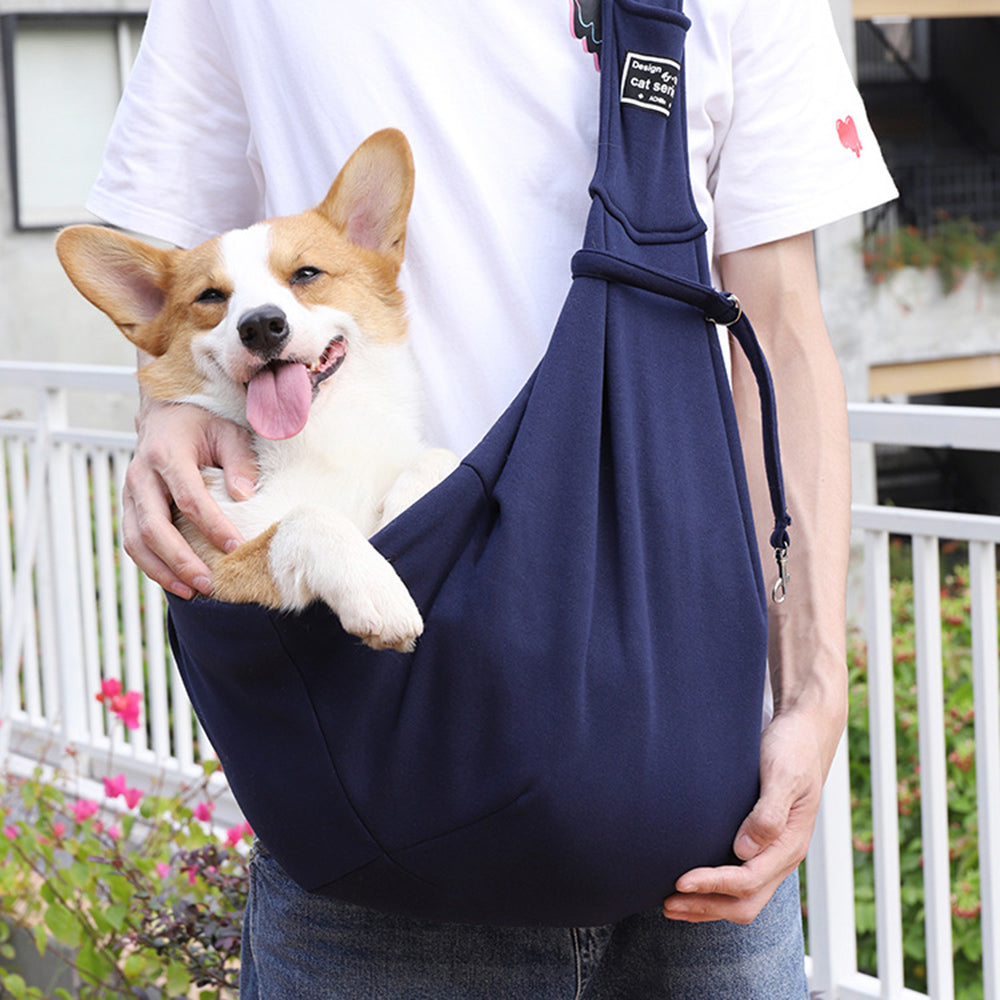 Soft Travel Carrier Bag for Dogs in Blue, Gray, Pink, Black