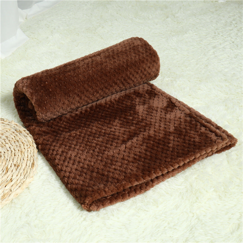 Soft Dog Sleeping Blanket in Multiple Colors