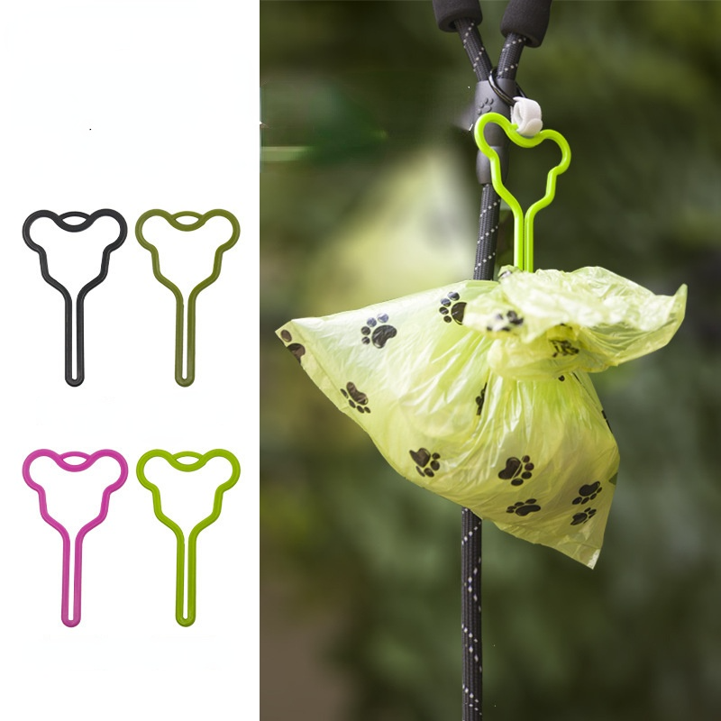 Hands-Free Poop Bag Holder Clip for Dog Walking