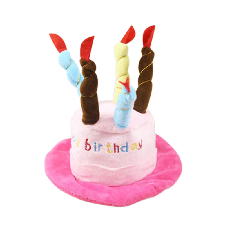 Cute Dog Birthday Hat Toy