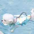 Dog Swim Vest in White, Green and Yellow, XS to 2XL