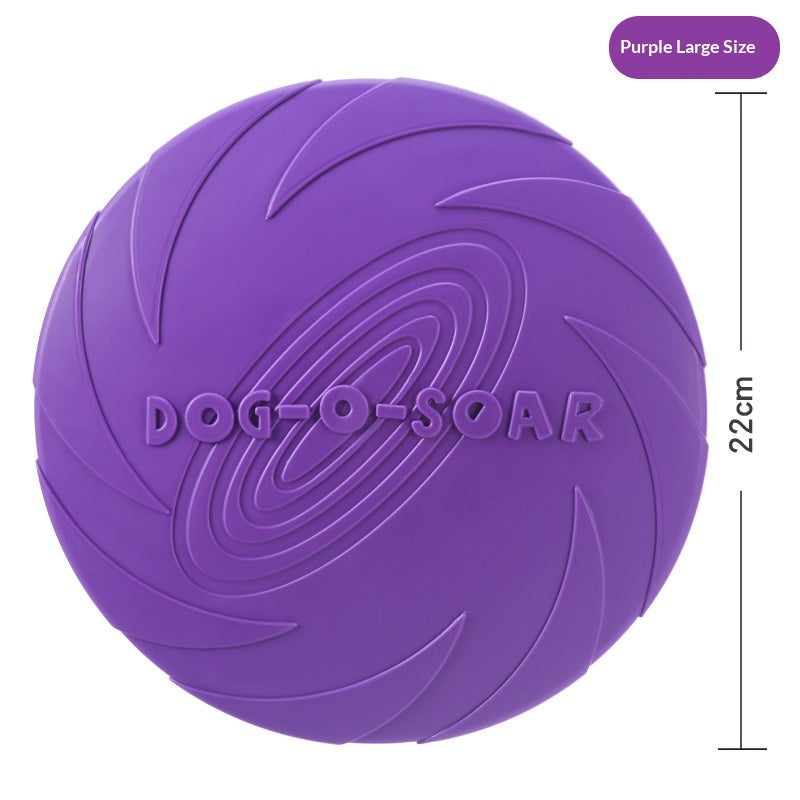 Bite-Resistant Flying Disc Fetch Toy in 6 Colors