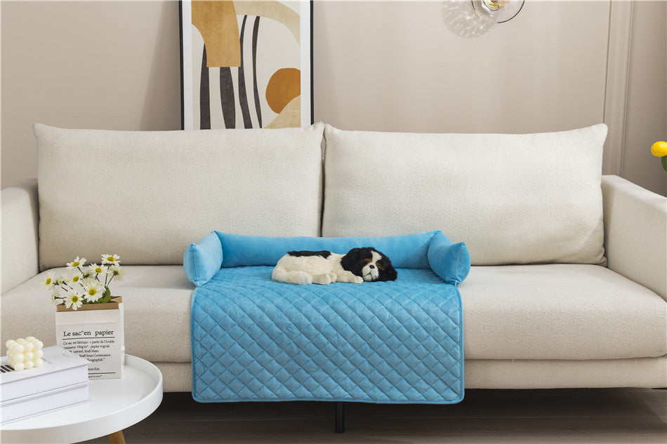 Pet Pad Sofa Bed with Pillow in Multiple Colors