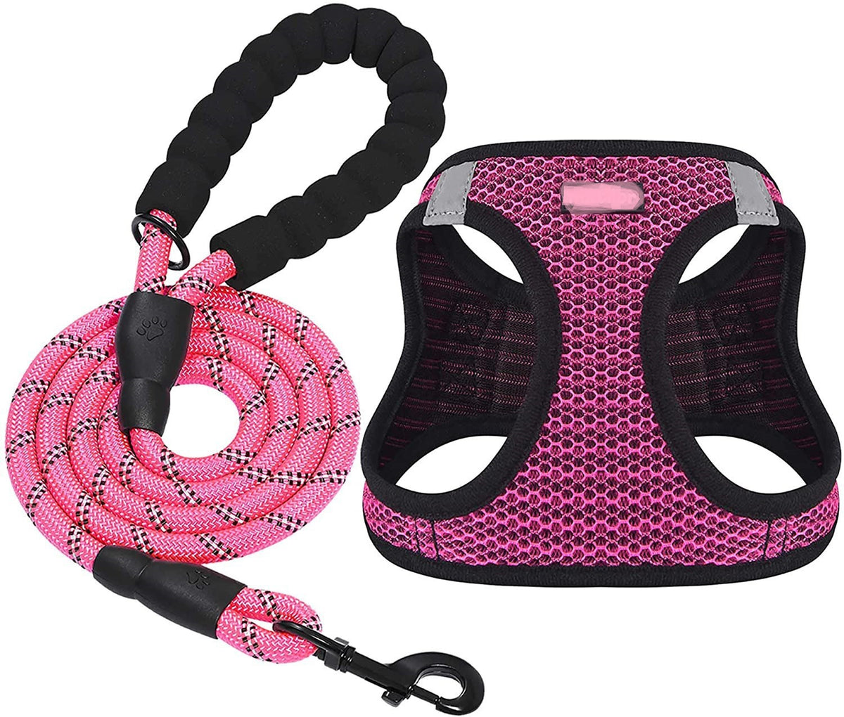 Reflective Vest-Style Dog Harness in Five Colors