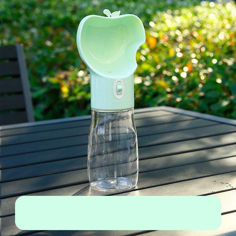 Portable Dog Water Bottle with Food Cup