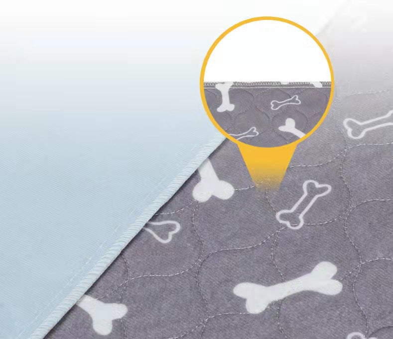 Dog Training Pad with Bone Print Design