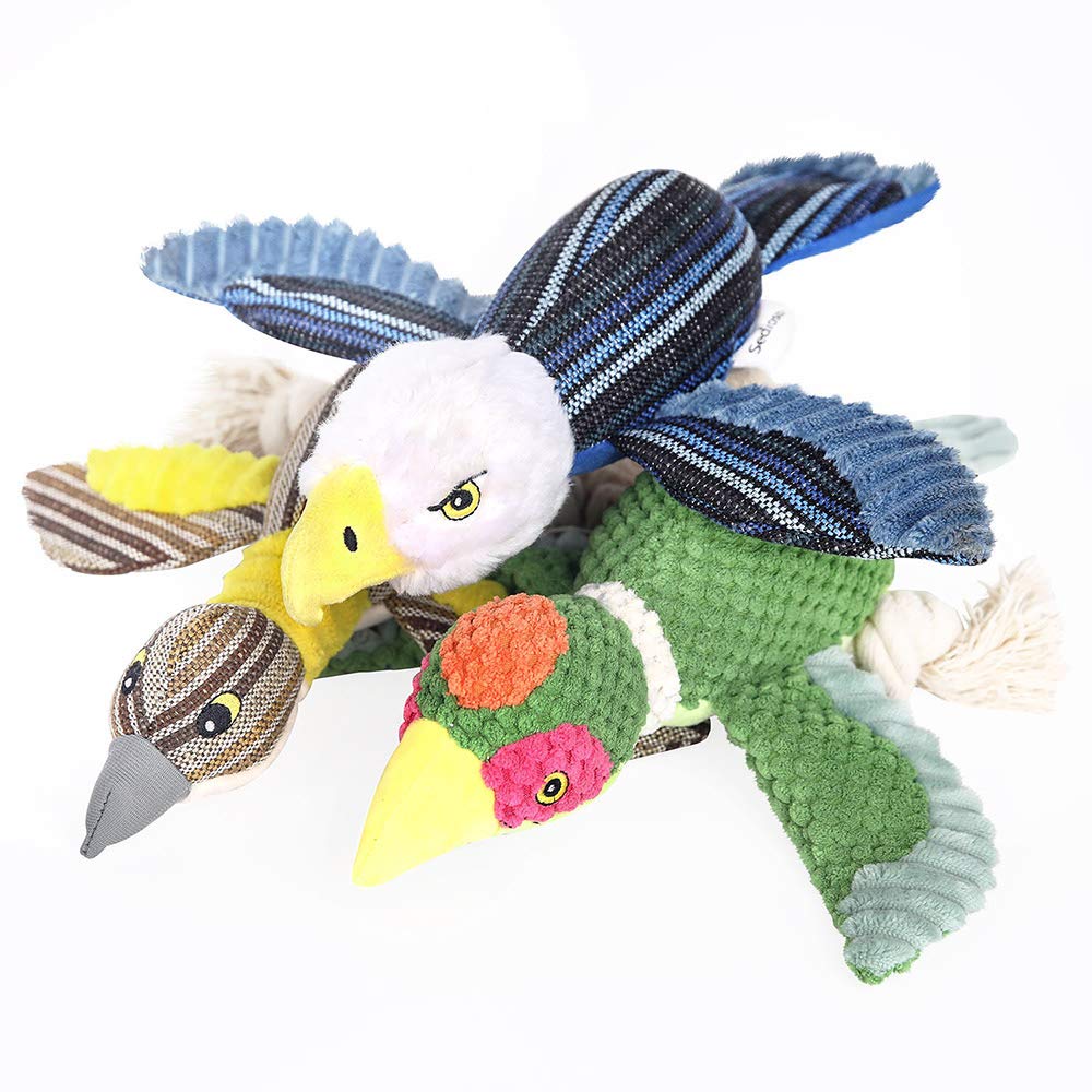 Plush Chew Toys Set for Dogs, Multi-Color
