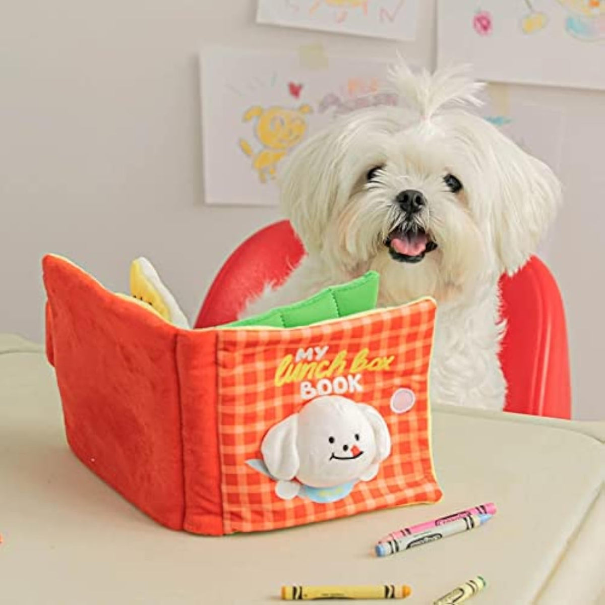 Interactive Sniff Mat Orange Slow Feeder Puzzle Toy