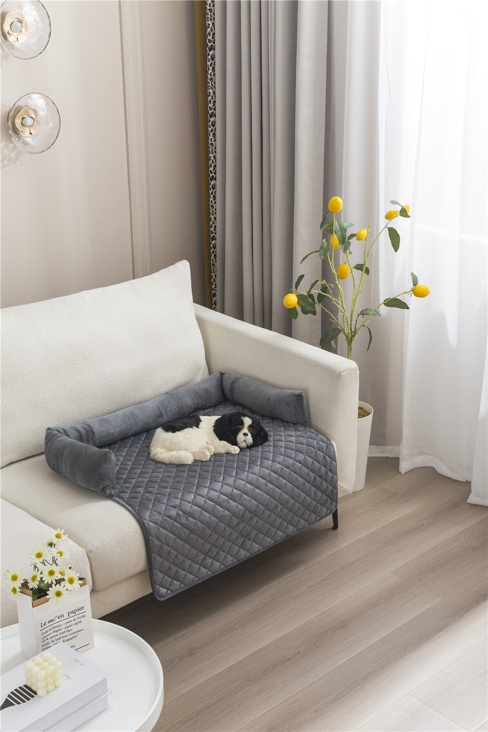 Pet Pad Sofa Bed with Pillow in Multiple Colors