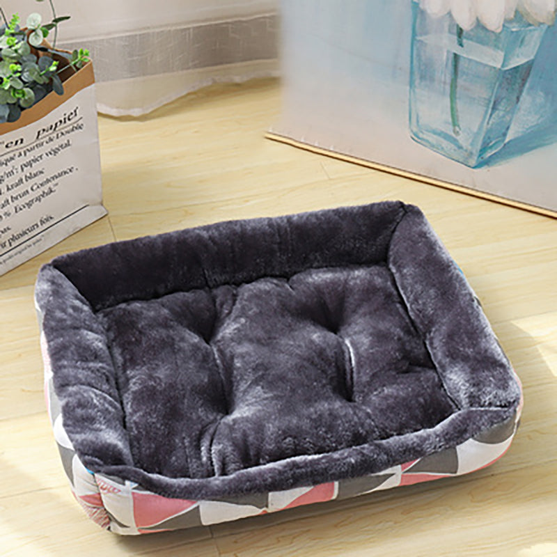Winter Warm Dog Bed in Playful Designs