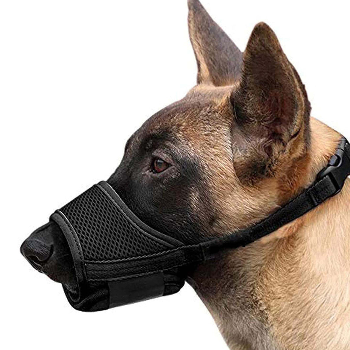 Soft Mesh Dog Muzzle with Front Opening