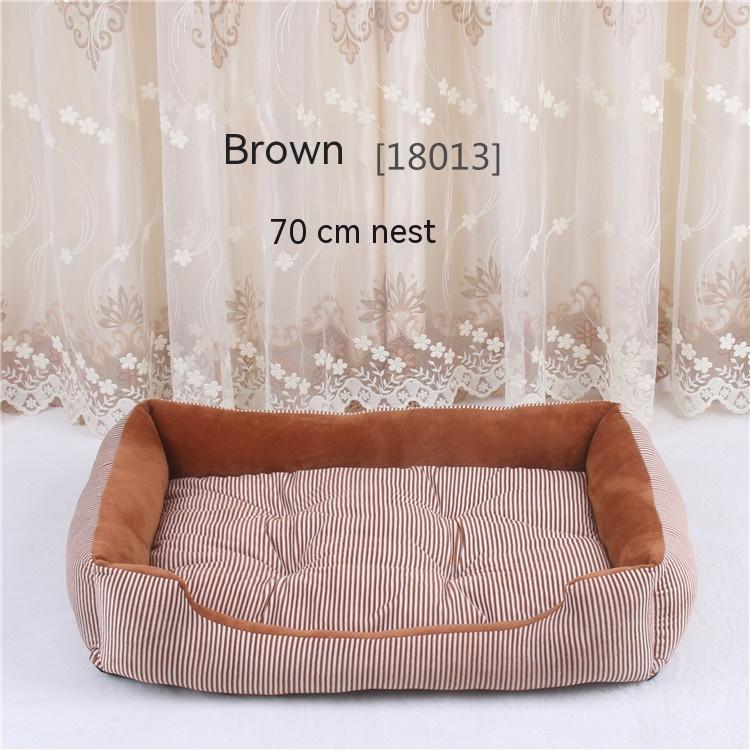 Large Dog Bed in Striped Designs