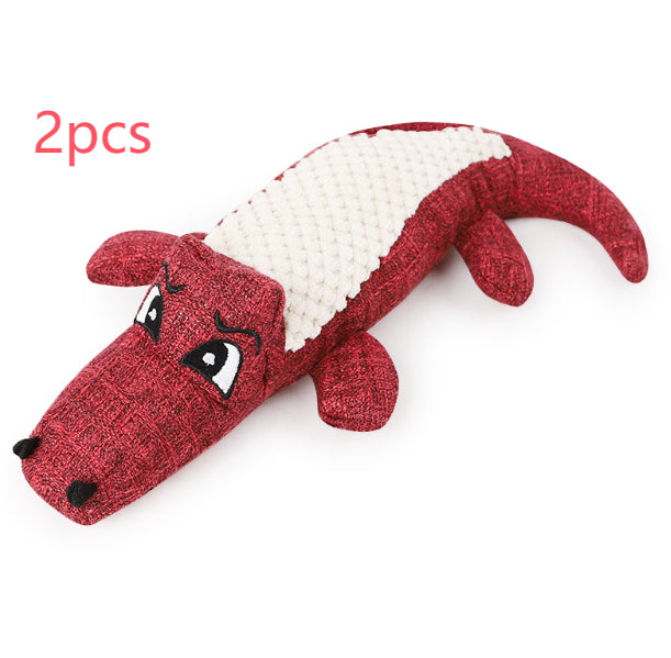 Soft Simulation Dog Plush Toy in Multiple Colors