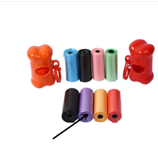 Poop Bag Rolls in Multiple Colors