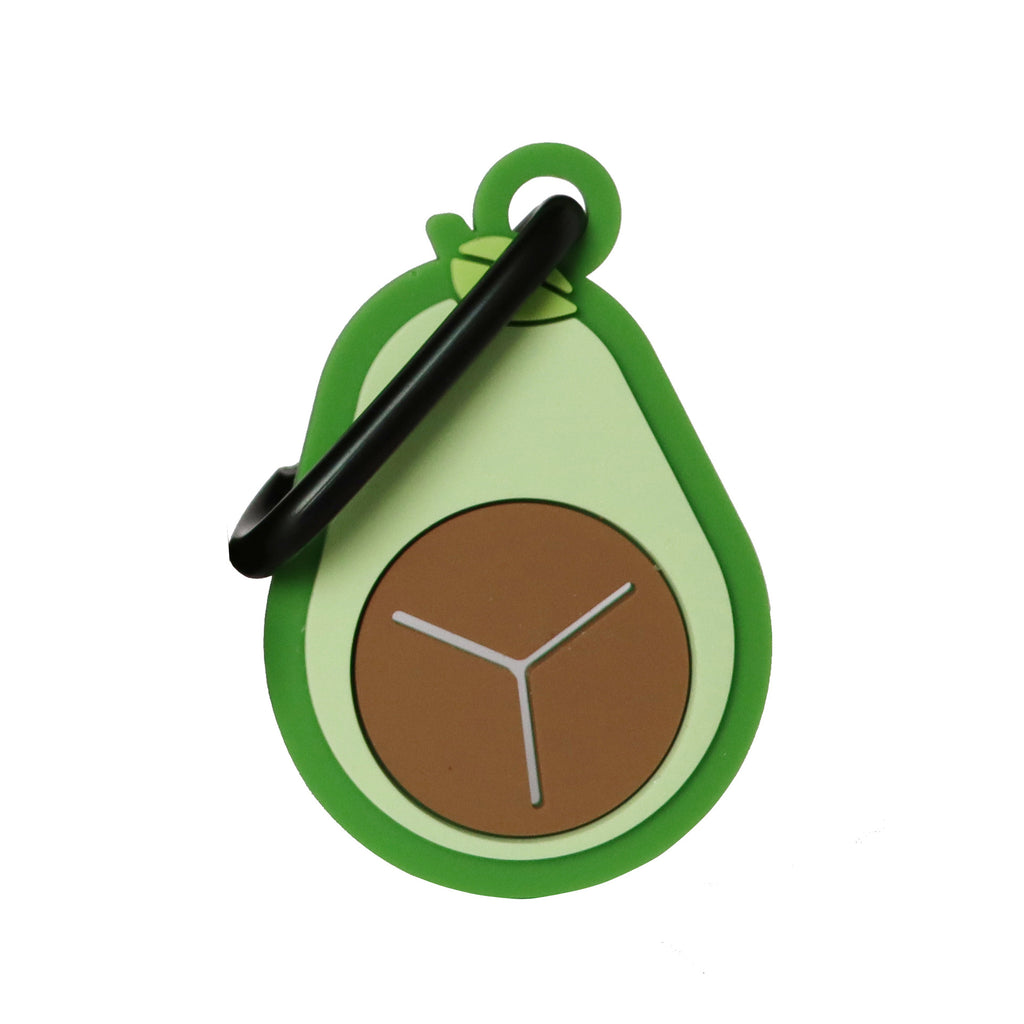 Silicone Waste Bag Clip with Avocado Design