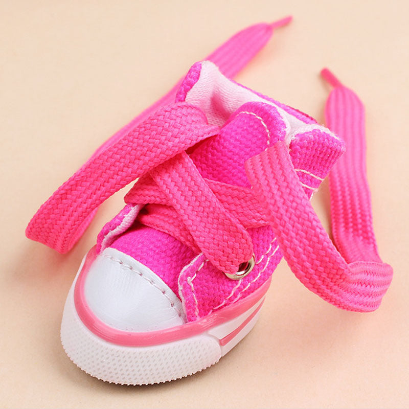 Canvas Shoes for Small Dogs in Candy Colors