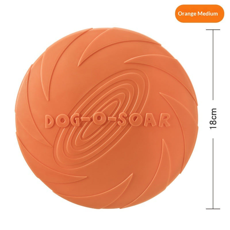 Bite-Resistant Flying Disc Fetch Toy in 6 Colors