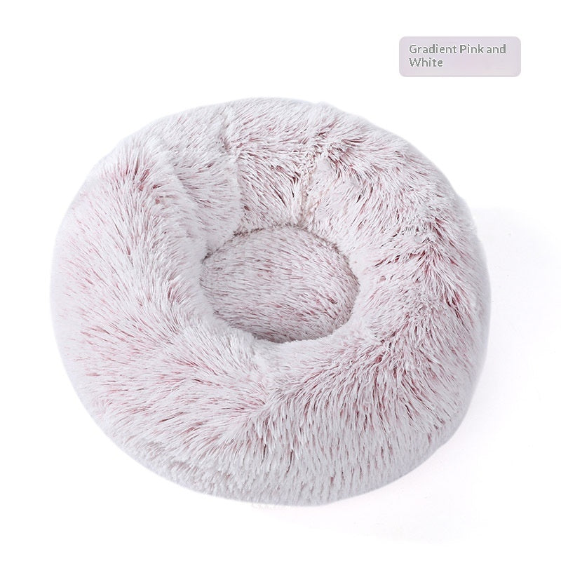 Cozy Gradient Dome Dog Bed for Winter