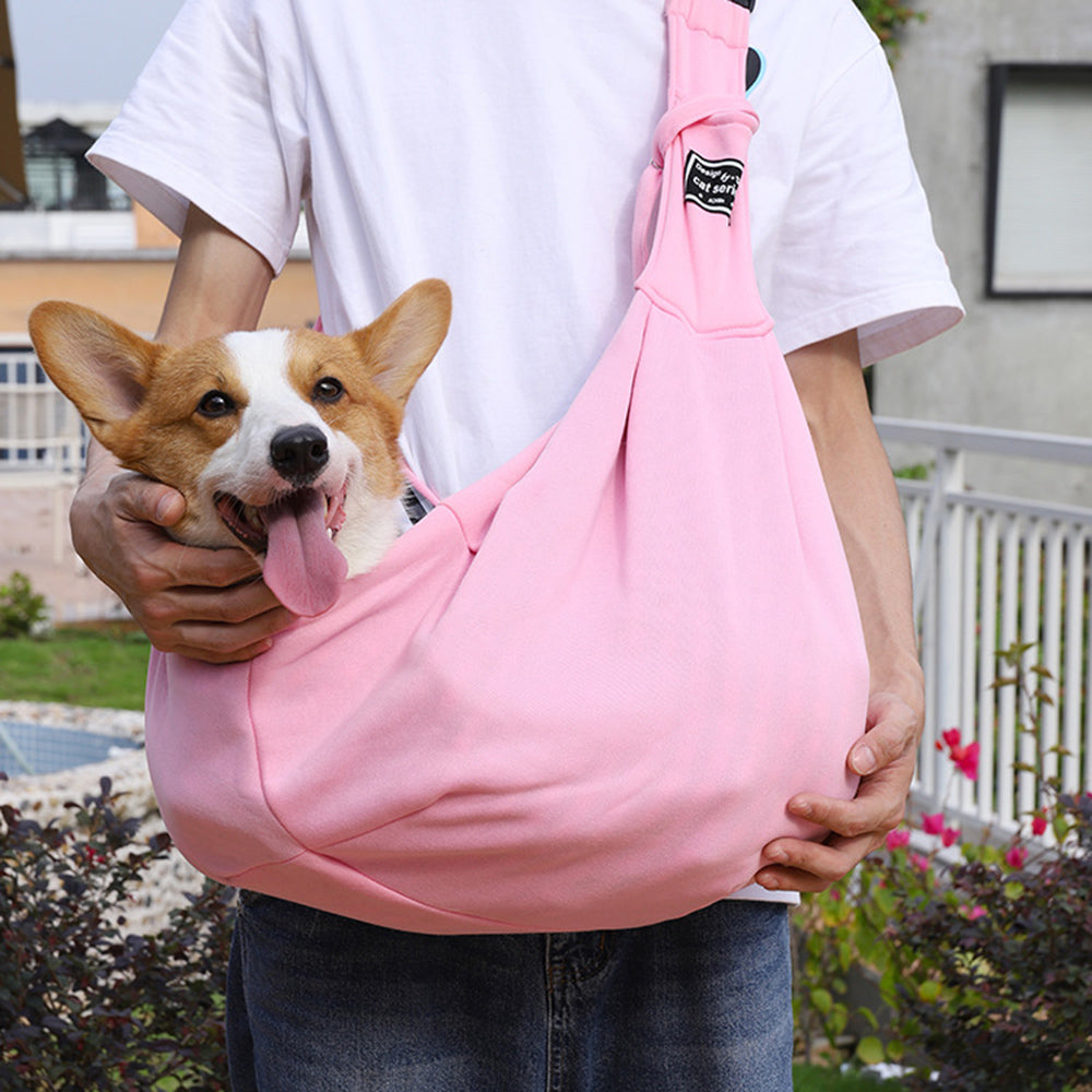 Soft Travel Carrier Bag for Dogs in Blue, Gray, Pink, Black