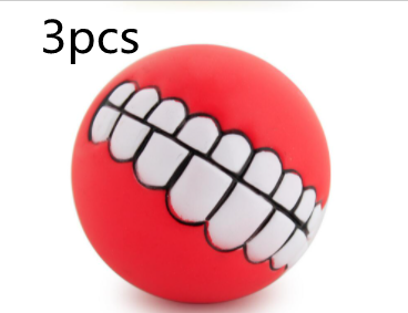 Colorful Rubber Dog Teeth Ball