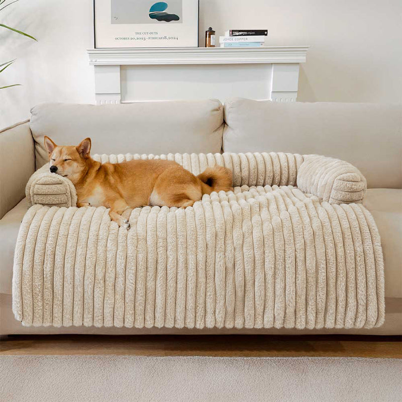 Soft Cushioned Dog Bed in Multiple Colors