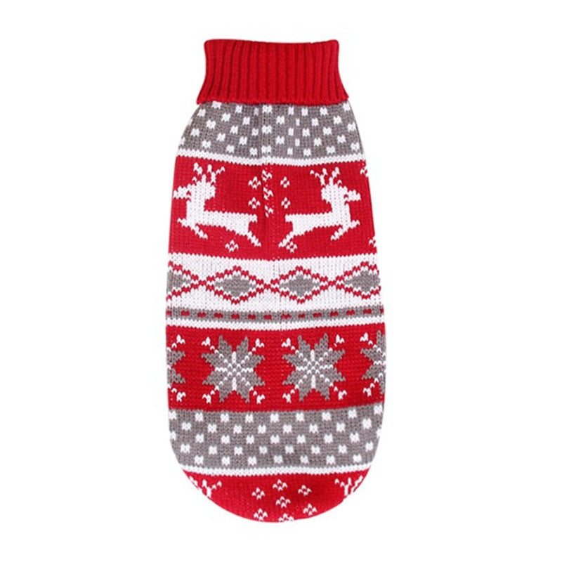 Christmas Turtleneck Sweater for Dogs