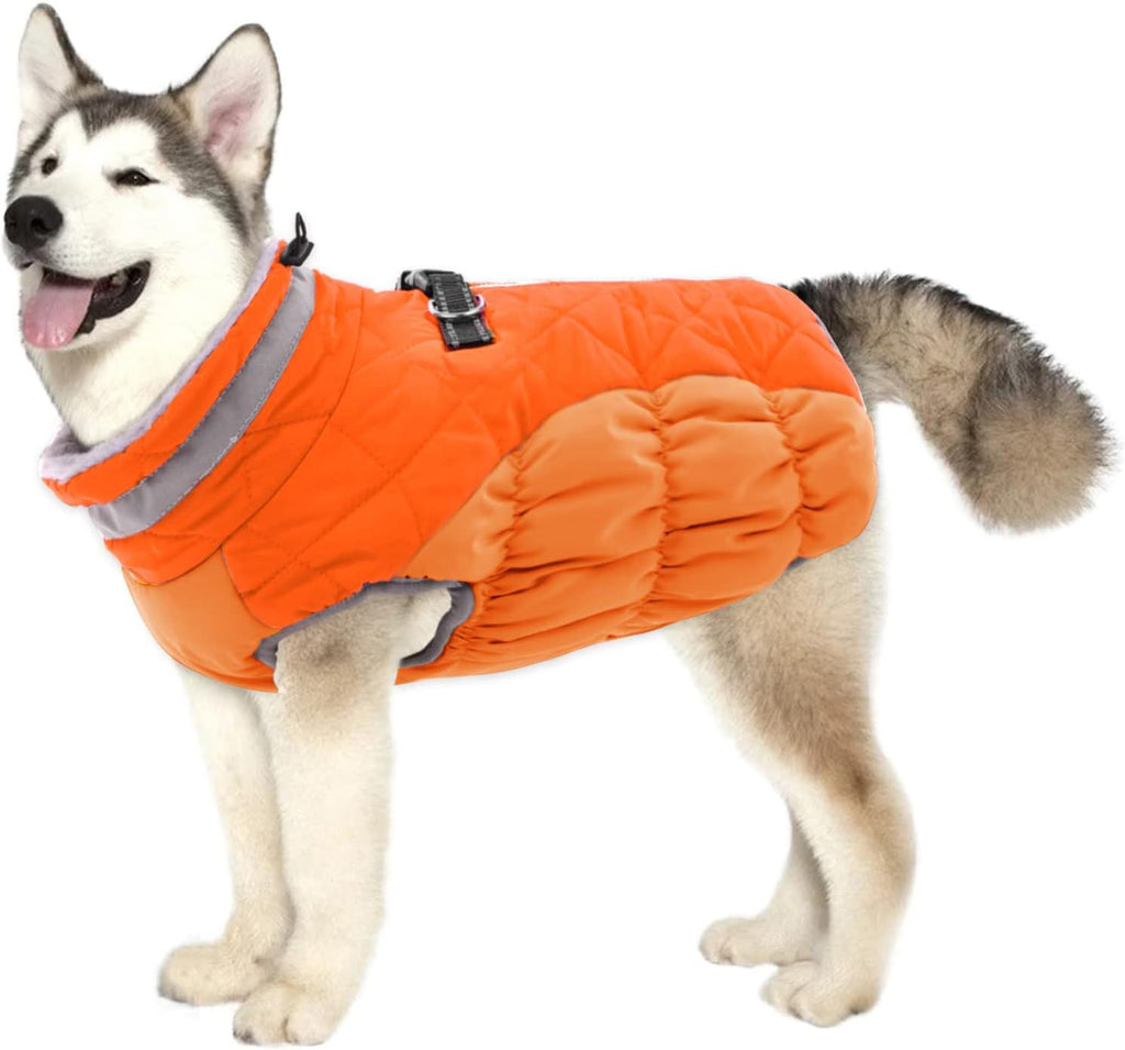 Windproof Padded Winter Dog Coat in 9 Colors
