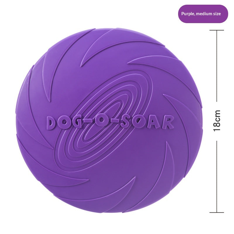 Bite-Resistant Flying Disc Fetch Toy in 6 Colors