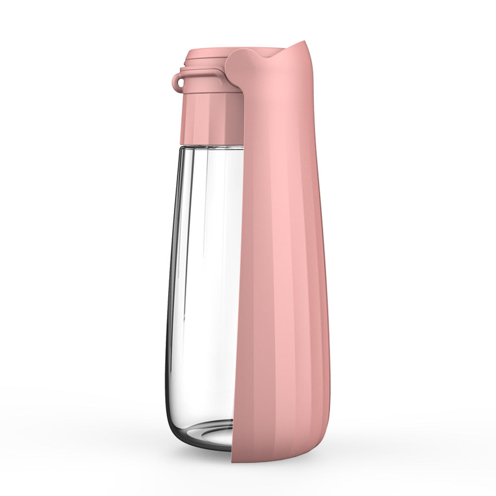 Portable Dog Water Bottle with Folding Design, 450-550ml