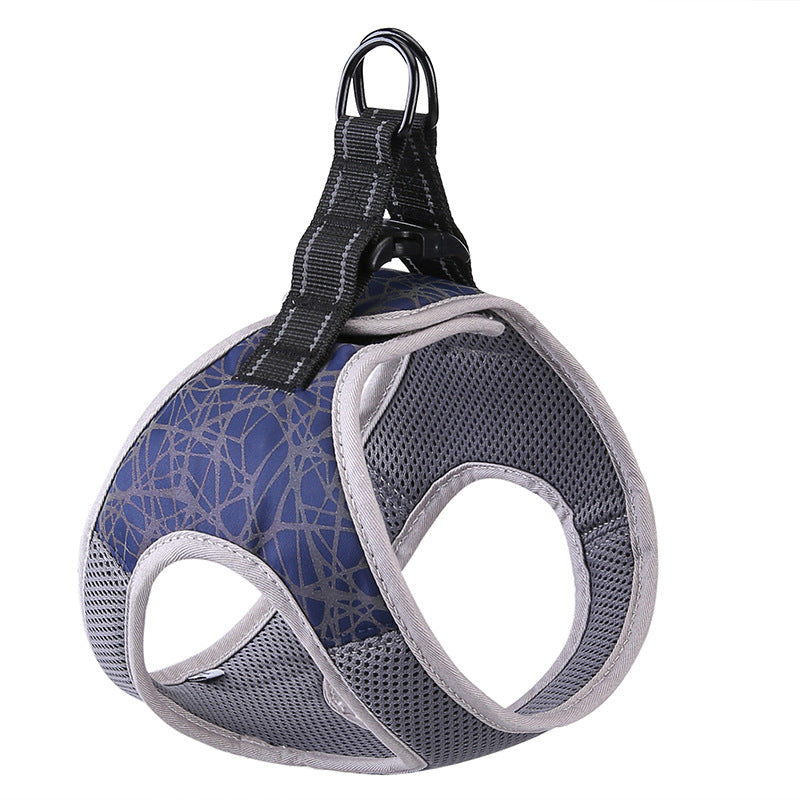 Dog Harness Vest in Blue, Black, and Green