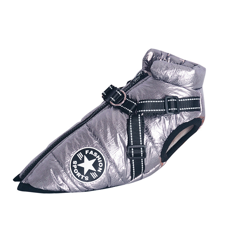 Winter Warm Hooded Dog Coat Jacket For Small Dogs