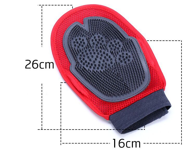 Dog Fur Grooming Massage Brush in Black