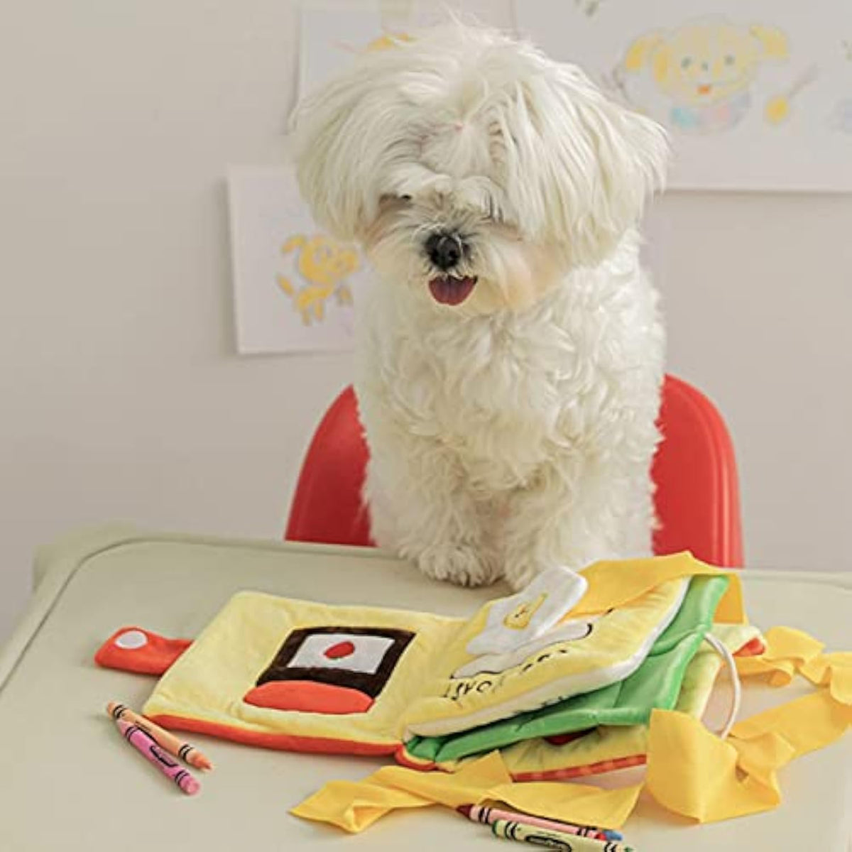 Interactive Sniff Mat Orange Slow Feeder Puzzle Toy