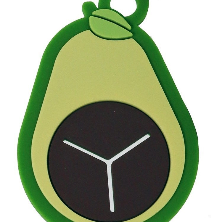 Silicone Waste Bag Clip with Avocado Design