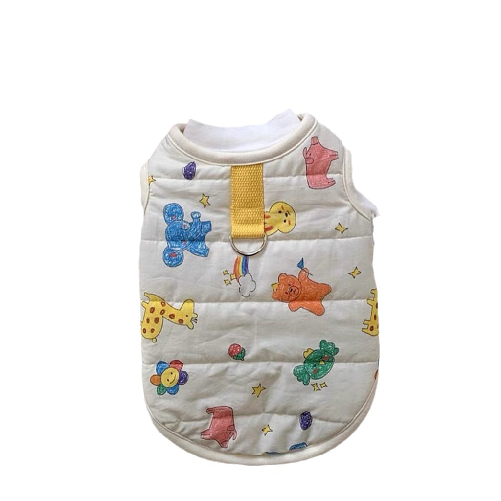 Winter Dog Coat with Thickened Cotton Padding