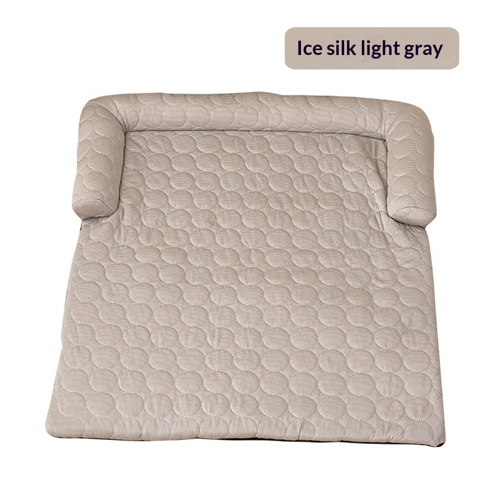 Ice Silk Cooling Mat Dog Bed