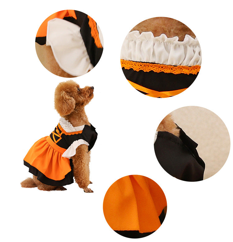 Girl Costume Outfit for Dogs