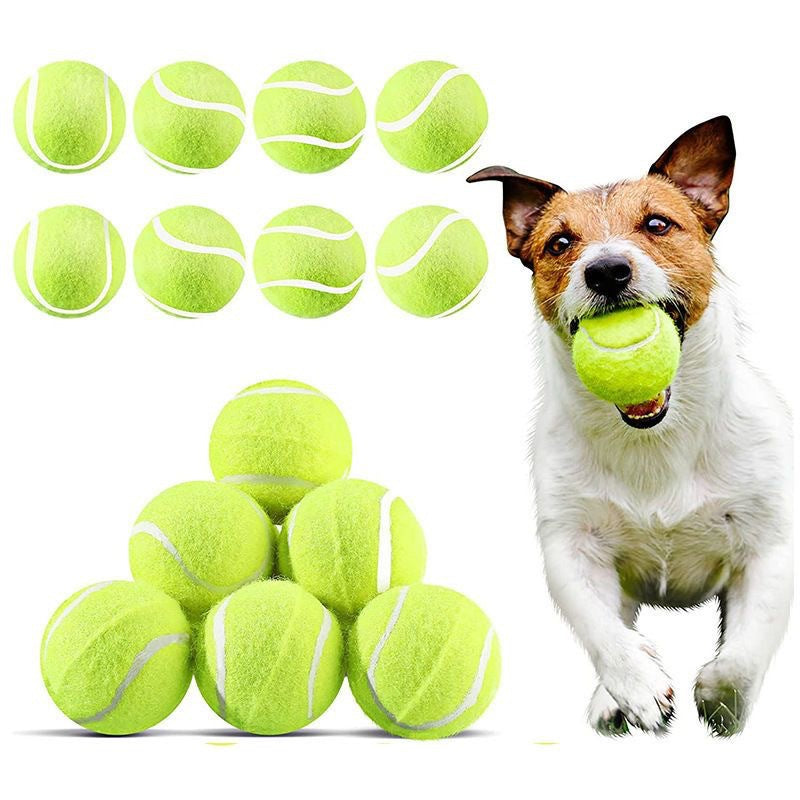 Bite Resistant Rubber Tennis Ball Dog Toy