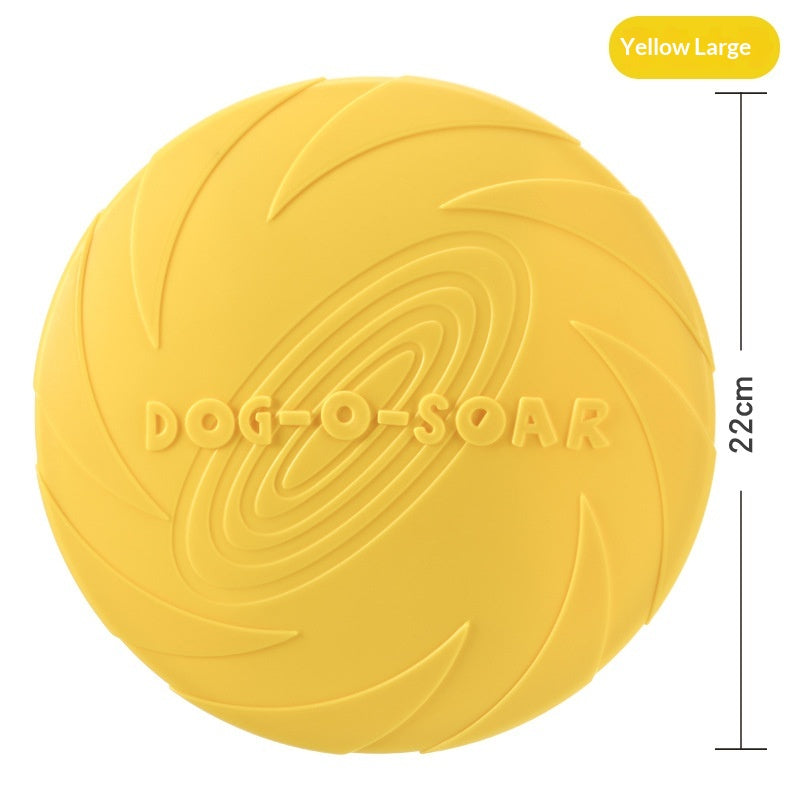Bite-Resistant Flying Disc Fetch Toy in 6 Colors