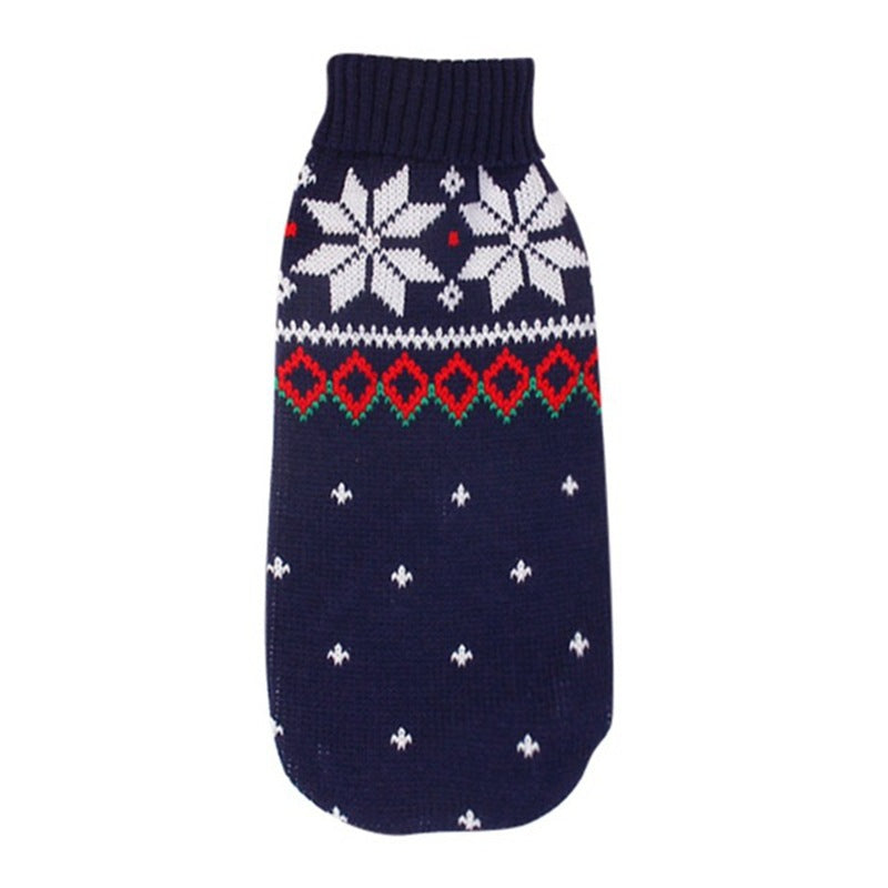 Christmas Turtleneck Sweater for Dogs