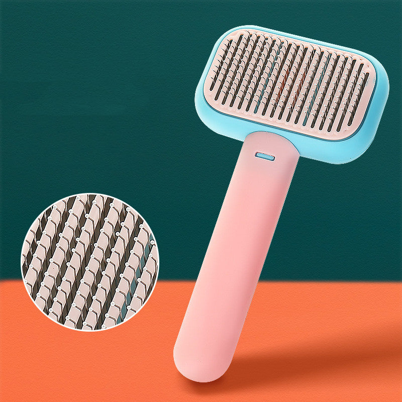 Self-Cleaning Slicker Brush for Dogs