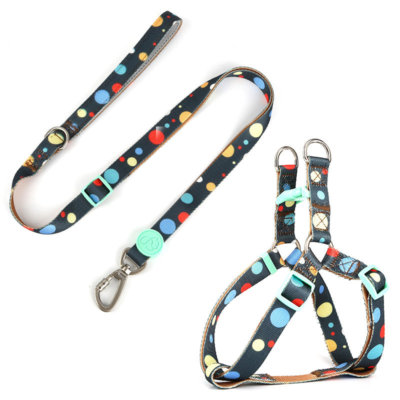 Dog Collar, Leash and Harness Set