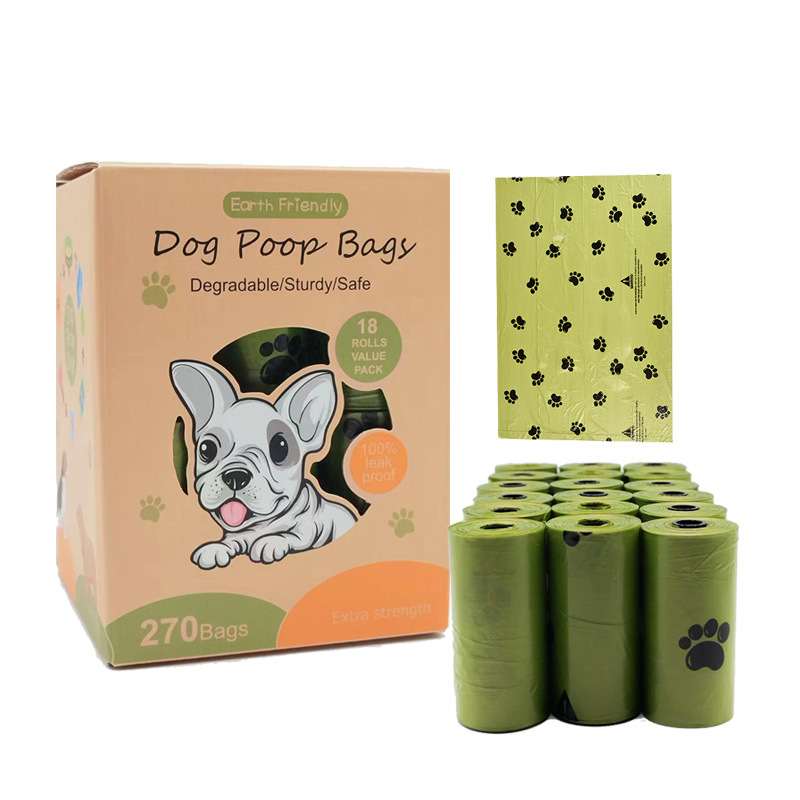 Green Dog Waste Bags, 270 Count